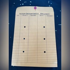 Inter-Department Delivery Envelope 12 New